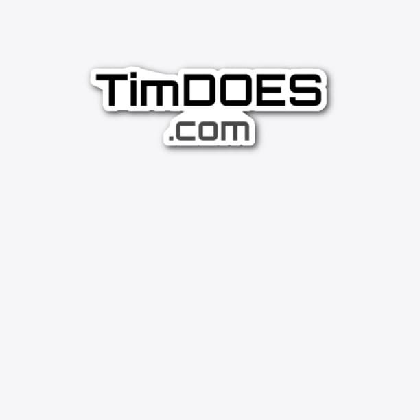 TimDOES.com Sticker